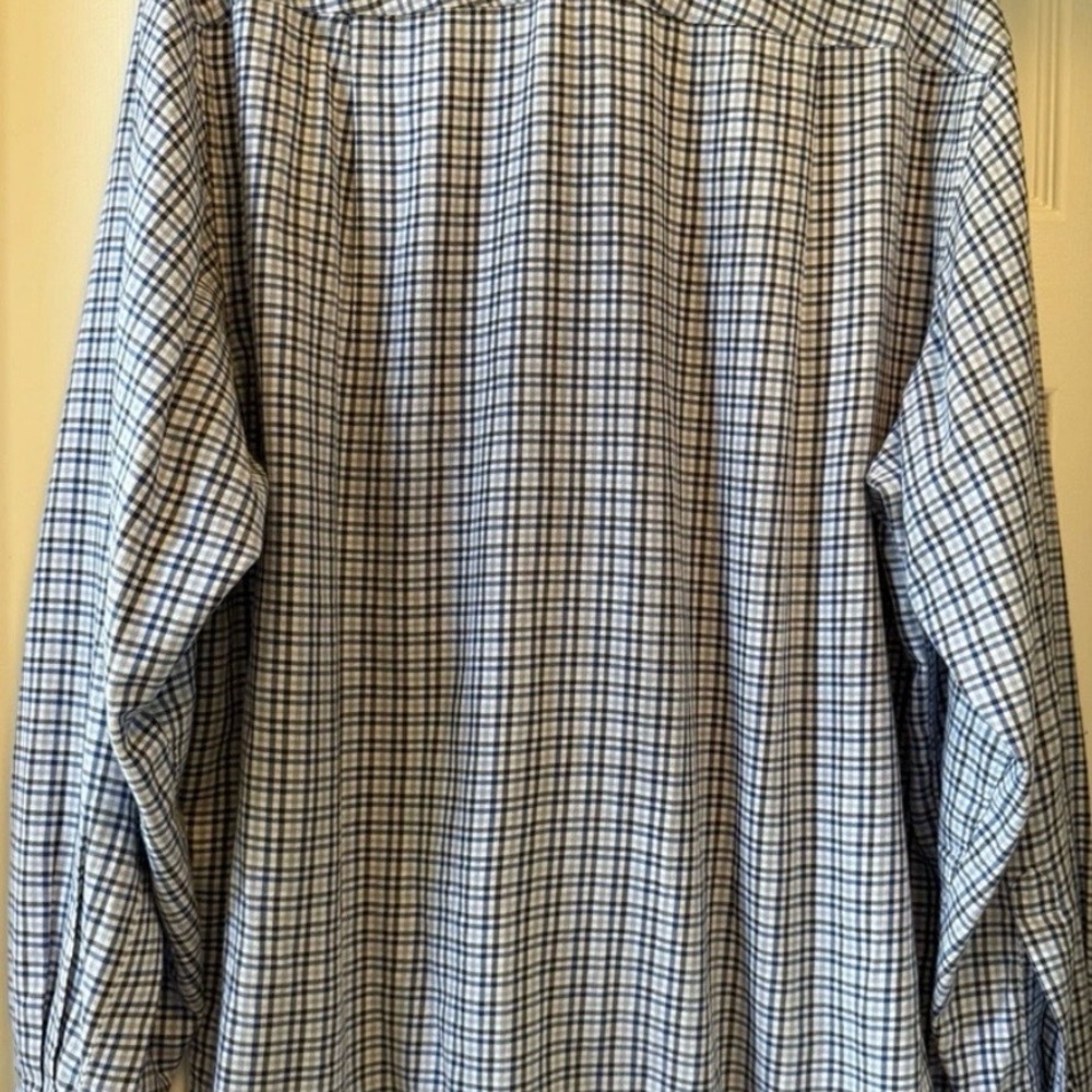 CHARLES TYRWHITT Men’s Cotton Blend Button Front Shirt-17/37 - Picture 2 of 5